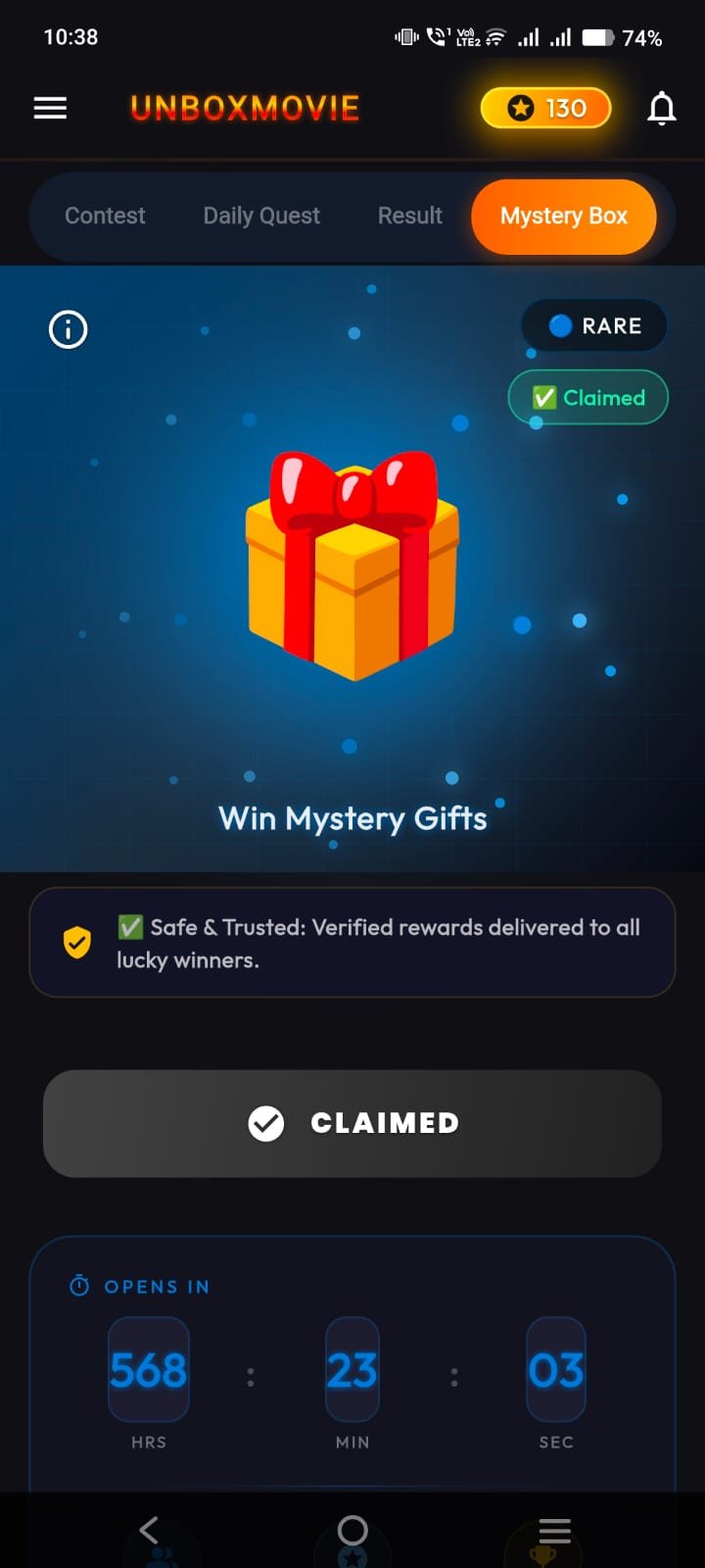 UnboxMovie mystery box